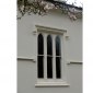 georgian window external elevation plaster cornice cork