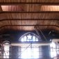 Restored half barrel ceiling Restored half barrel ceiling