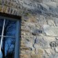 stone brick construction detail window arch cork