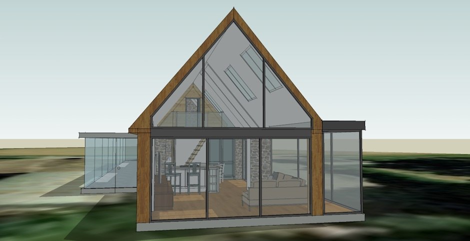 House extension external view