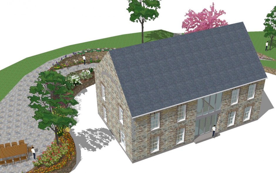3D design stone new build cork