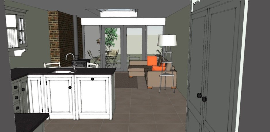 kitchen extension cork