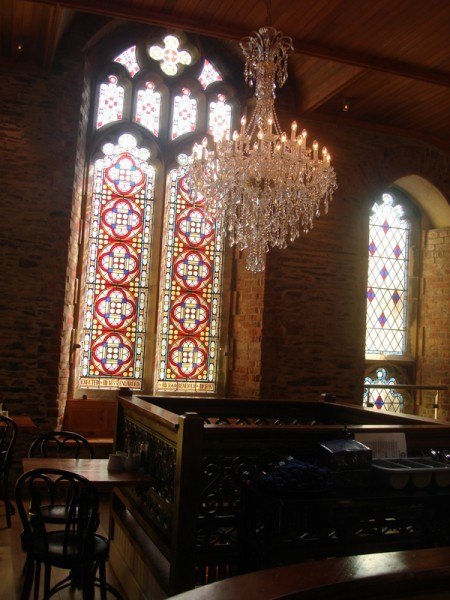 Restored dining area Restored dining area