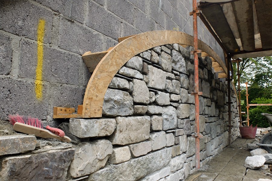 arch stone detail construction 