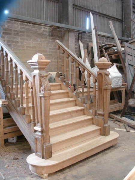 Custom made staircase by Linehan Construction custom made staircase