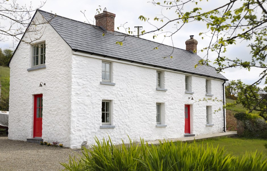 renovation cottage limewash cork