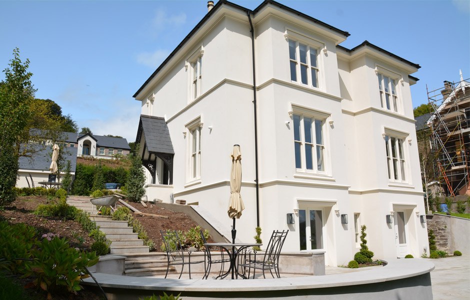 georgian house restoration new lime render