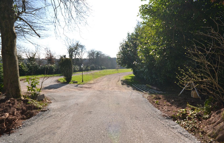 house ground before landscaping