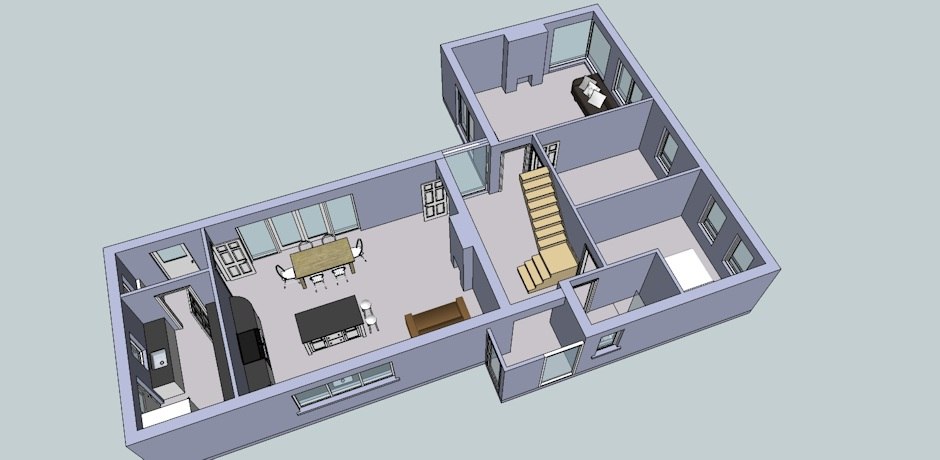 New build 3D drawing