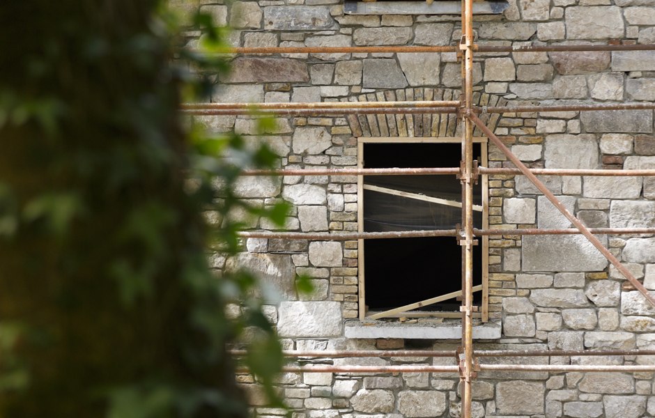 new build stonework window cork