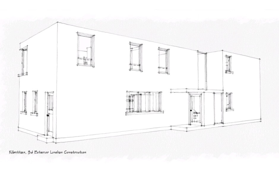 one off house drawing