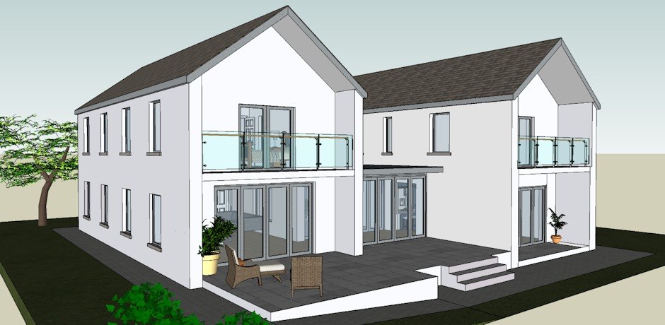 3D Side view Ballinhassig 3D Side view Ballinhassig