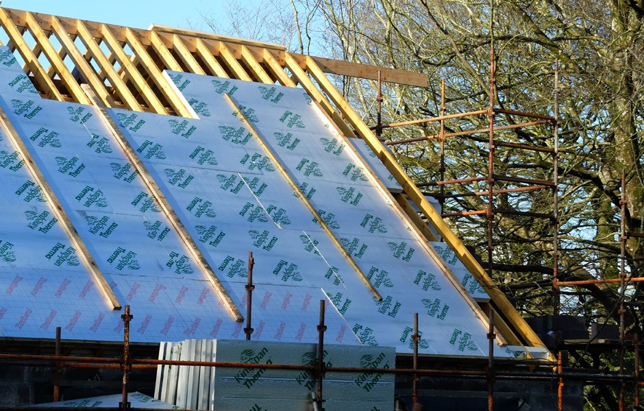 warm roof system cork new build